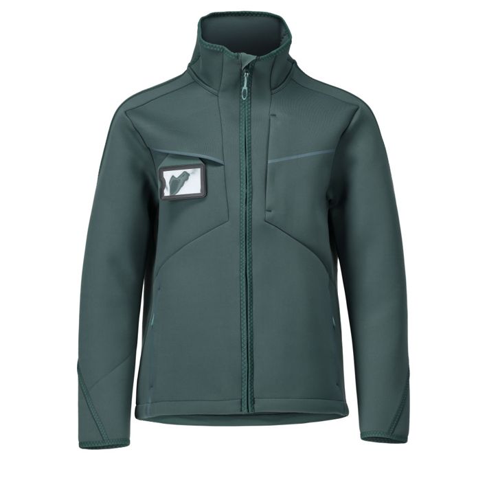 Giacca Softshell CUSTOMIZED verde foresta