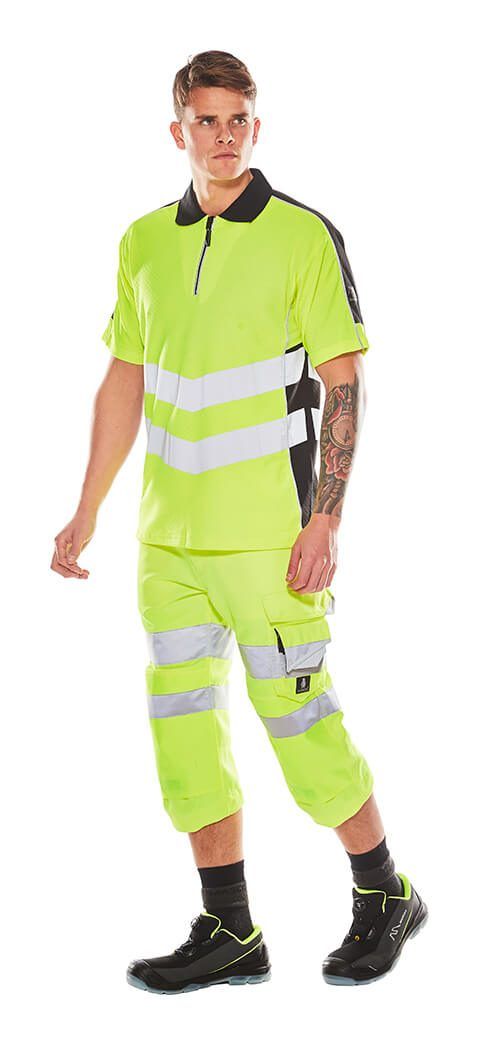 Polo SAFE SUPREME hi-vis arancio/antracite scuro