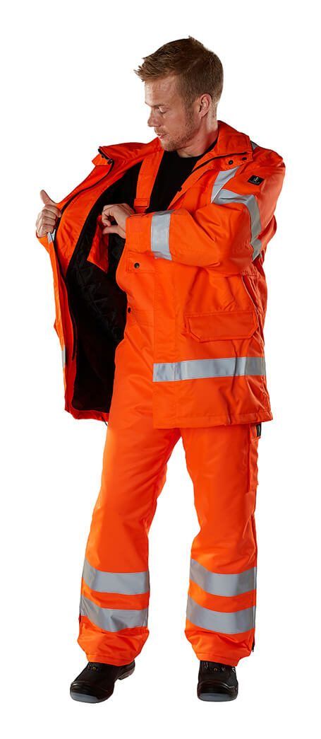 Parka SAFE ARCTIC hi-vis arancio