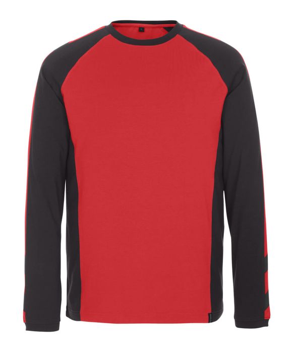Maglietta, a maniche lunghe UNIQUE rosso/nero