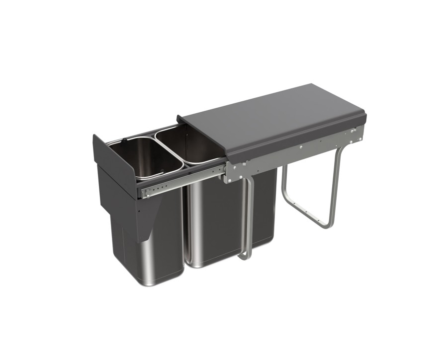 Bin.it Duo I Acciaio inox