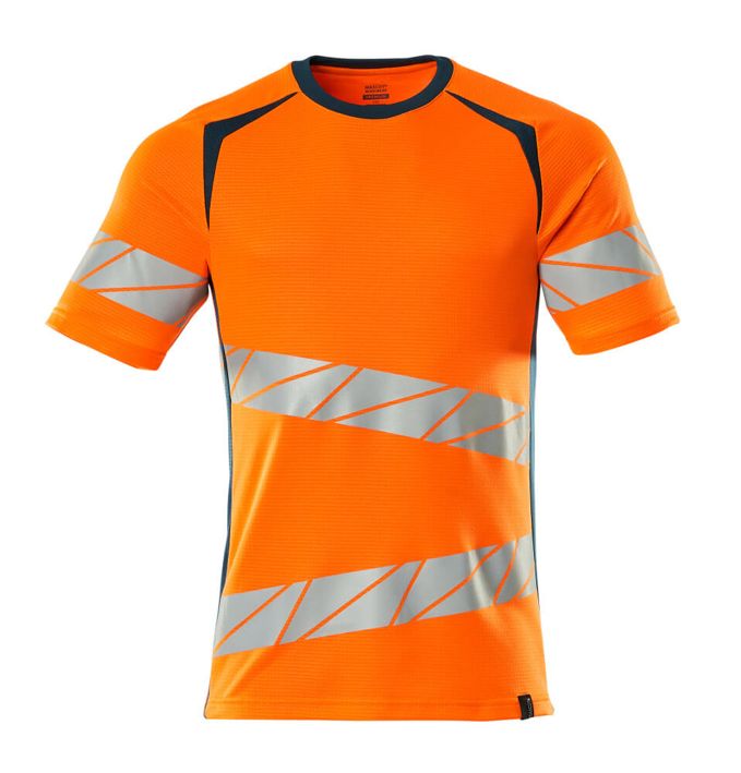Maglietta ACCELERATE SAFE hi-vis arancio/petrolio scuro