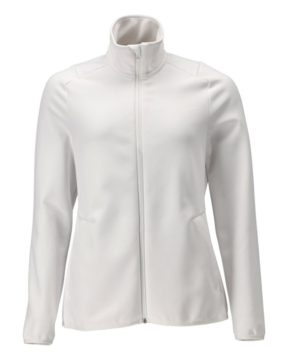 Maglione in pile con chiusura lampo CUSTOMIZED bianco