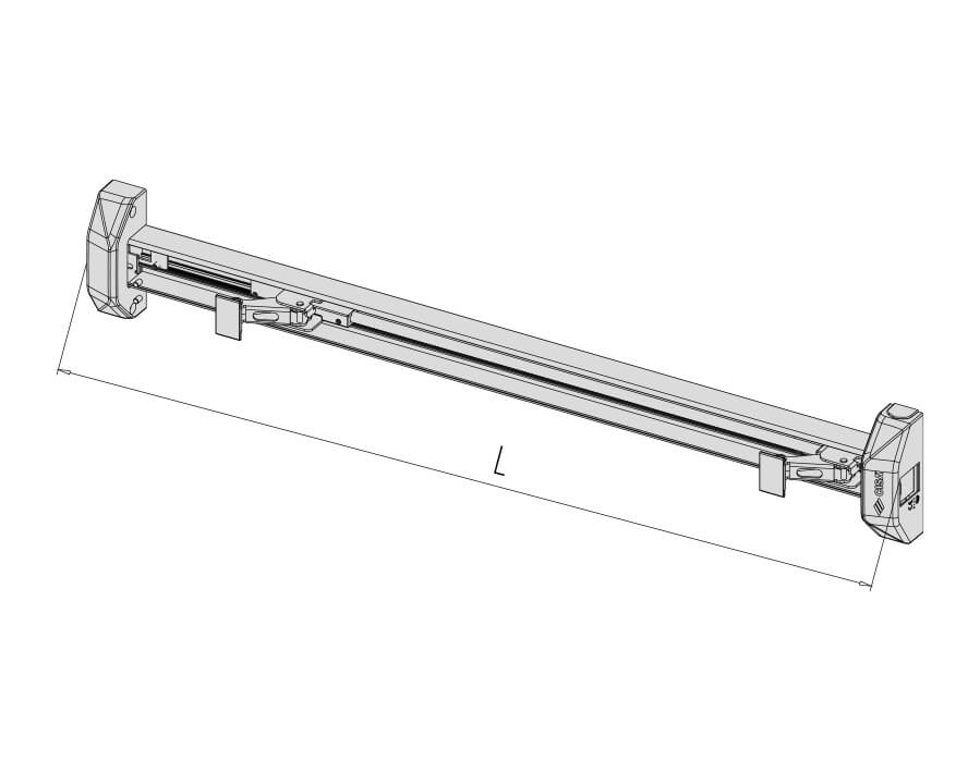 Maniglione antipanico modulare Alpha Touch  