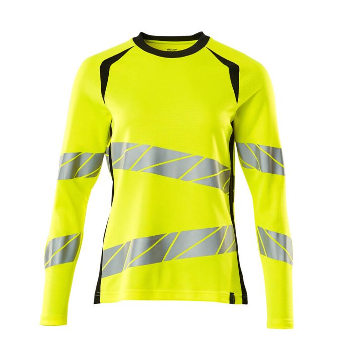 Maglietta, a maniche lunghe ACCELERATE SAFE hi-vis giallo/nero