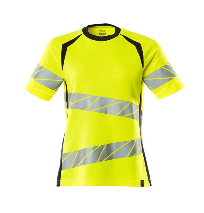 Maglietta ACCELERATE SAFE hi-vis giallo/blu navy scuro