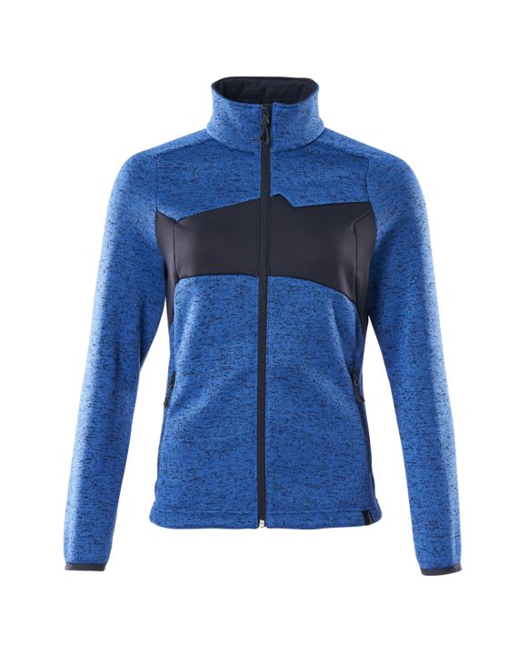 Maglione con chiusura lampo ACCELERATE azzurro/blu navy scuro