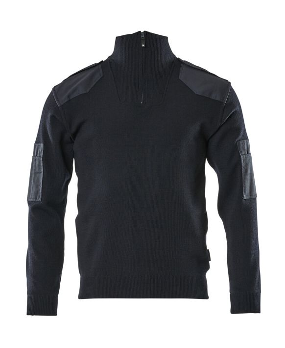 Maglione con mezza cerniera FRONTLINE blu navy scuro