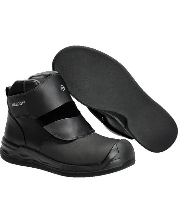 Stivali antinfortunistiche S1PS, asfalto FOOTWEAR INDUSTRY nero