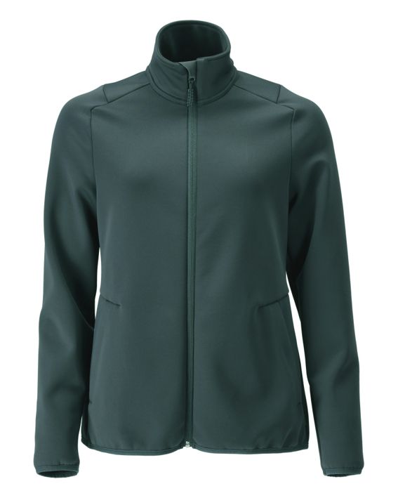 Maglione in pile con chiusura lampo CUSTOMIZED verde foresta