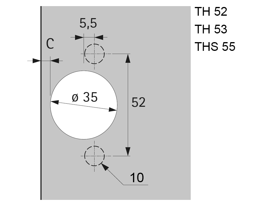 Cerniera da 110° Sensys 8675