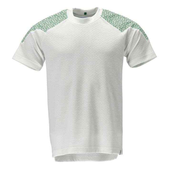 Maglietta, a maniche corte FOOD & CARE bianco/verde prato