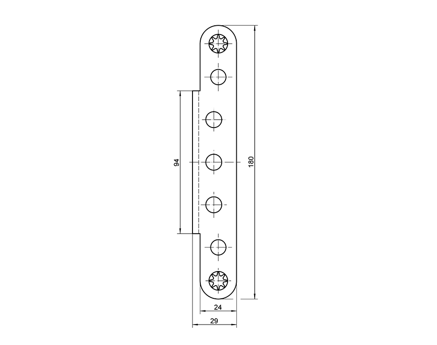Piastra di copertura angolare VX 7560 KR