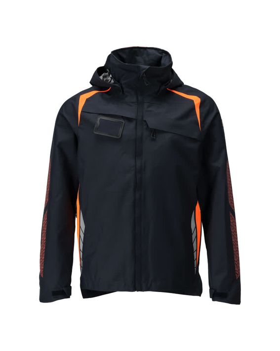 Giacca antivento ACCELERATE SAFE blu navy scuro/hi-vis arancio