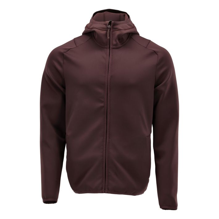 Maglione in pile con cappuccio CUSTOMIZED bordeaux