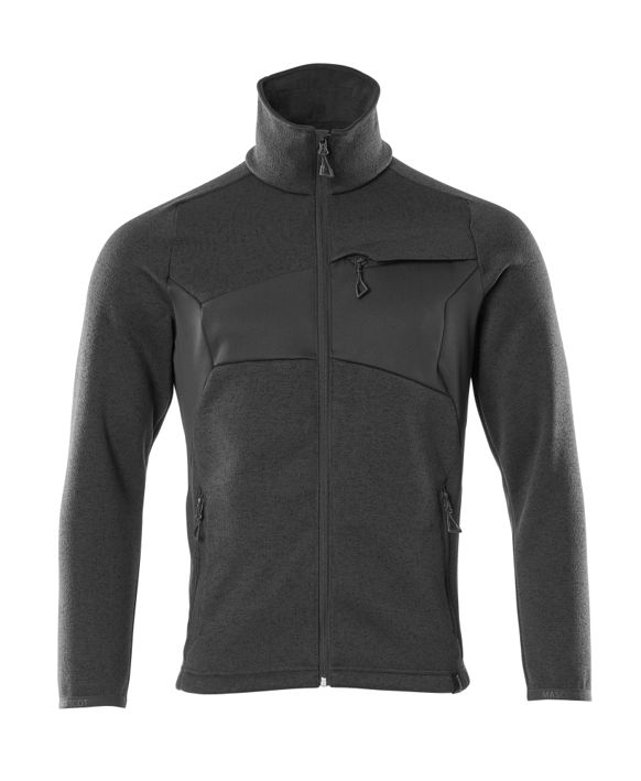 Maglione con chiusura lampo ACCELERATE nero