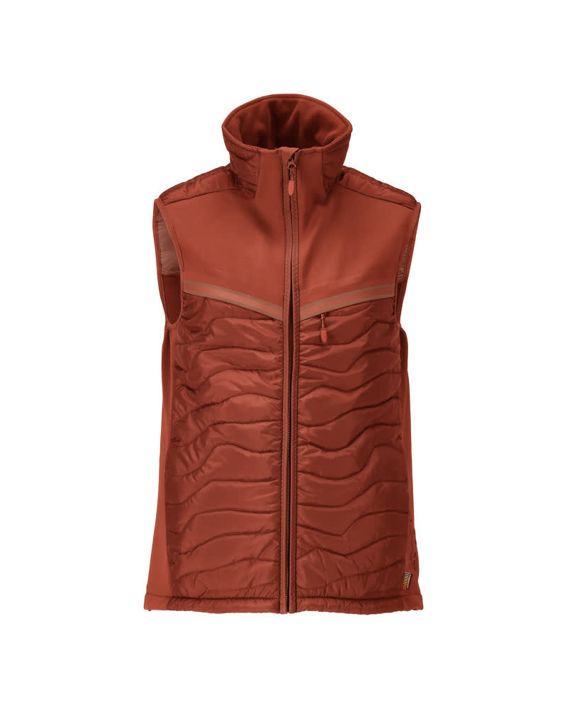 Gilet termico CUSTOMIZED rosso autunno