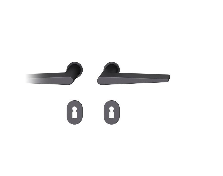 Guarnitura a maniglia con mini-rosette FSB 10 1005