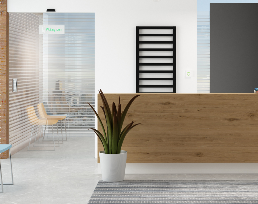 Ferramenta per 1 anta scorrvole in legno opk E-SPACE W Minimal 