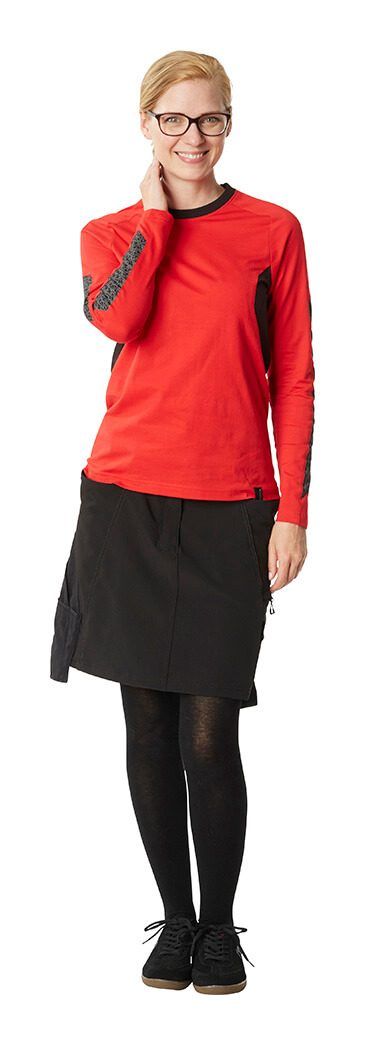 Maglietta, a maniche lunghe ACCELERATE rosso/nero