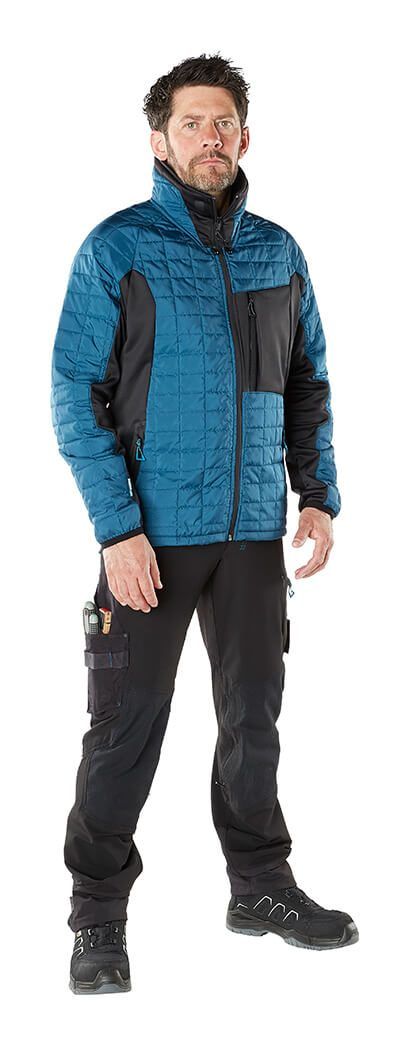 Pantaloni con tasche porta-ginocchiere ADVANCED blu navy scuro