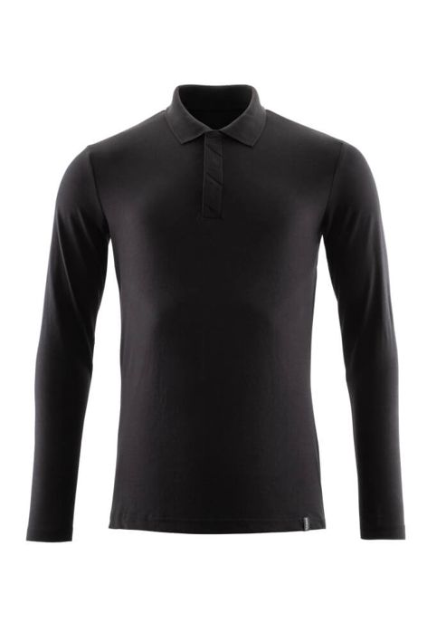 Polo, a maniche lunghe CROSSOVER nero intenso