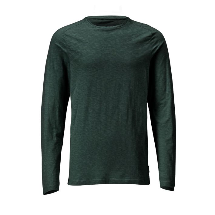 Maglietta, a maniche lunghe CUSTOMIZED verde foresta