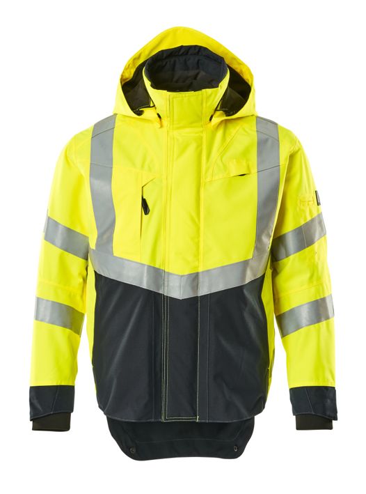 Giacca antivento SAFE SUPREME hi-vis giallo/blu navy scuro