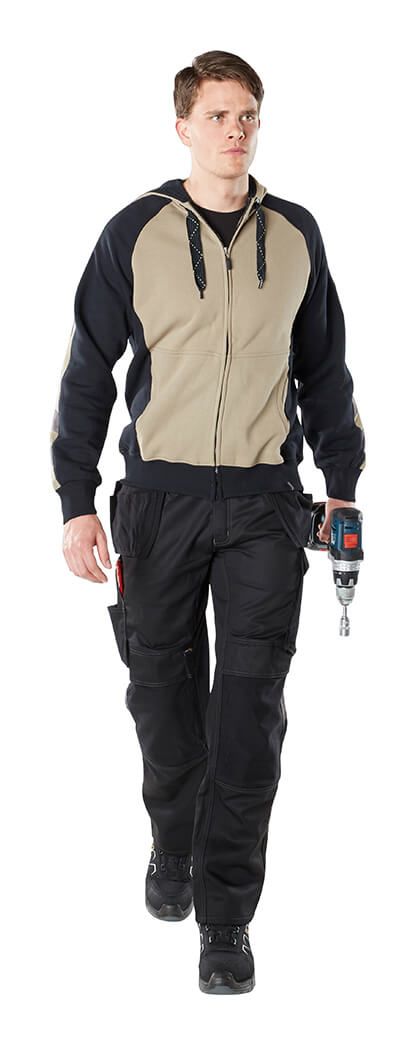 Pantaloni con tasche esterne UNIQUE nero