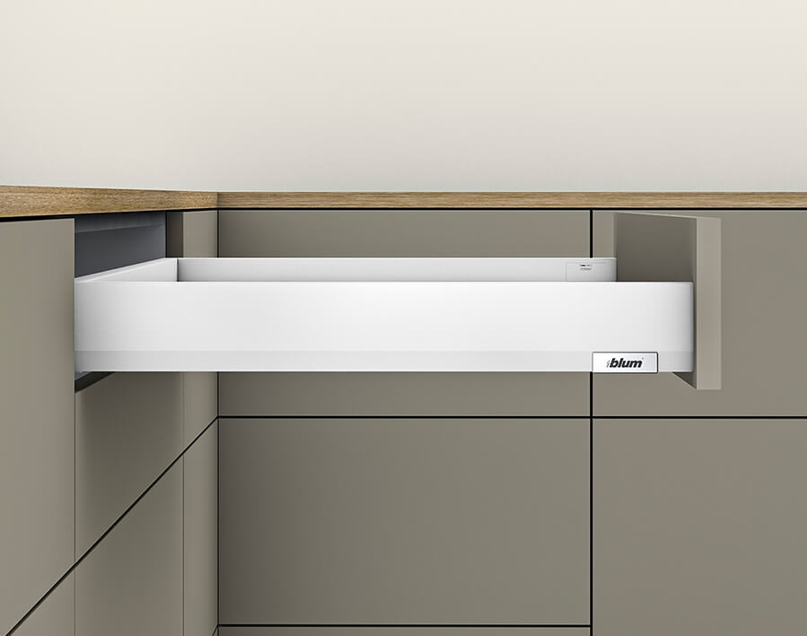 Merivobox - altezza N - bianco seta opaco 