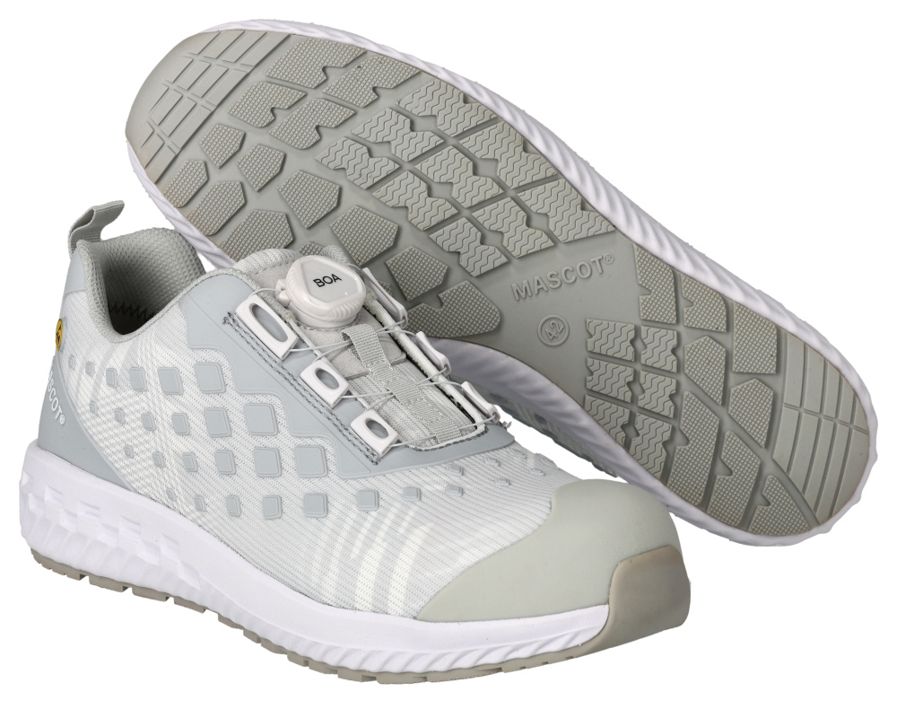 Scarpe antinfortunistiche FOOTWEAR CUSTOMIZED bianco/grigio chiaro melange