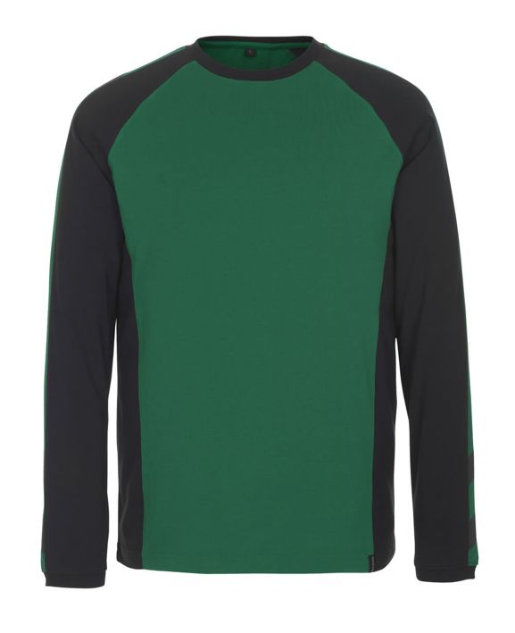 Maglietta, a maniche lunghe UNIQUE verde/nero