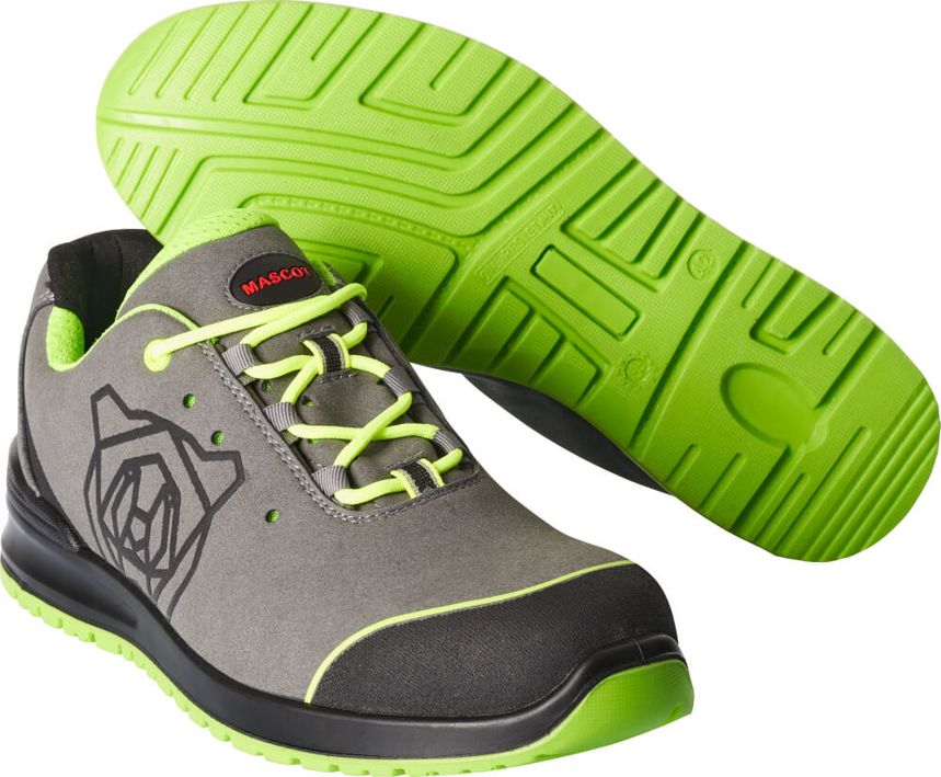 Scarpe antinfortunistiche FOOTWEAR CLASSIC grigio/verde lime