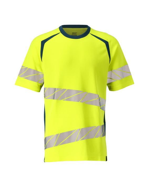 Maglietta ACCELERATE SAFE hi-vis giallo/petrolio scuro