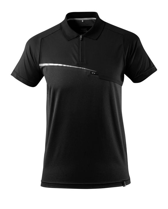 Polo con tasca sul petto ADVANCED nero
