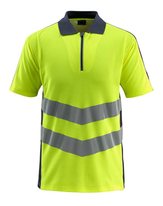 Polo SAFE SUPREME hi-vis giallo/blu navy scuro