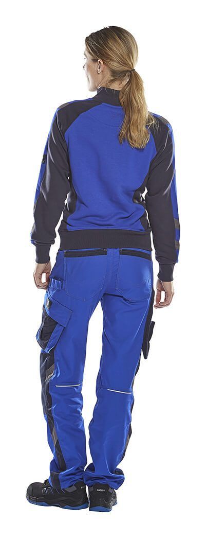 Pantaloni con tasche porta-ginocchiere UNIQUE antracite scuro/nero