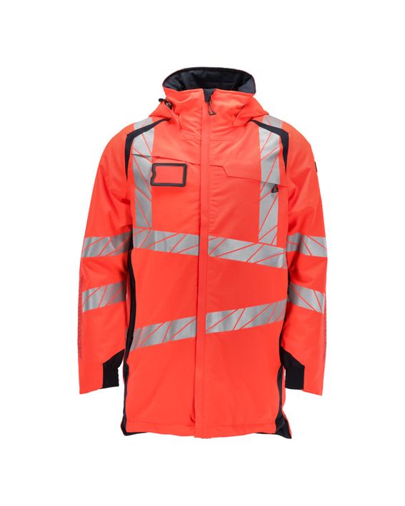 Parka ACCELERATE SAFE hi-vis rosso/blu navy scuro