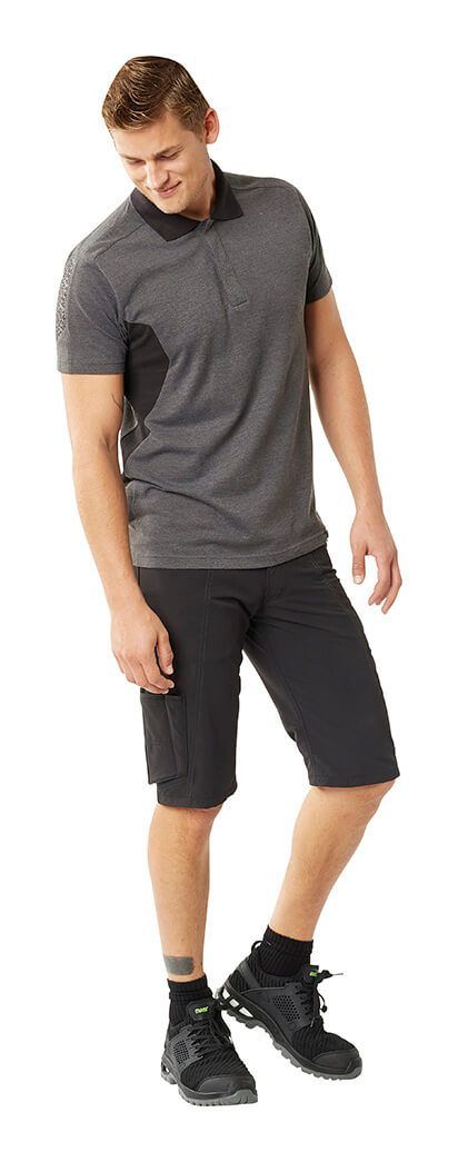 Polo ACCELERATE blu navy scuro/azzurro