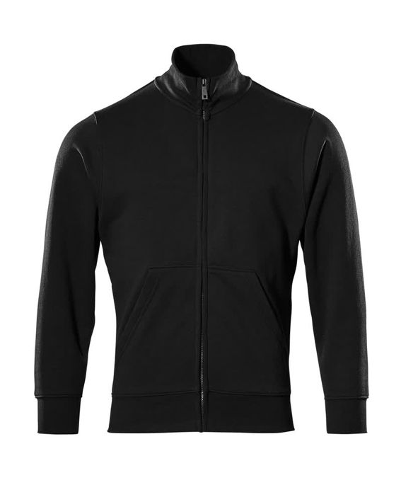 Felpa con chiusura lampo CROSSOVER nero intenso