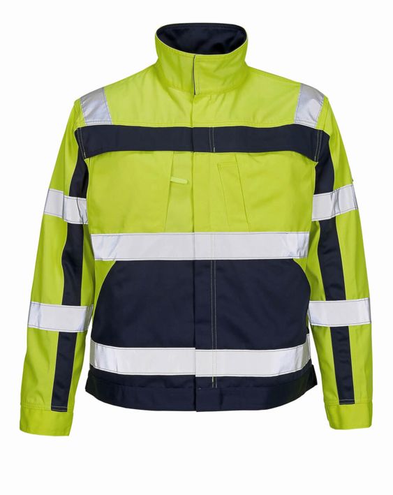 Giacca SAFE COMPETE hi-vis giallo/blu navy