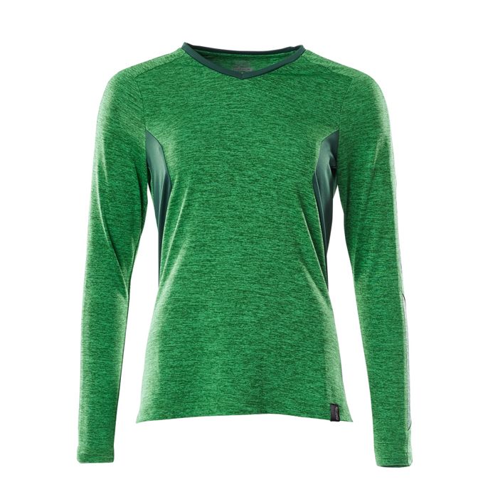 Maglietta, a maniche lunghe ACCELERATE verde prato/verde