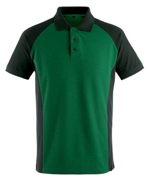 Polo UNIQUE verde/nero