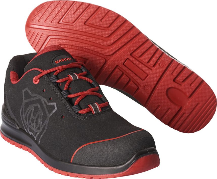 Scarpe antinfortunistiche FOOTWEAR CLASSIC nero/rosso