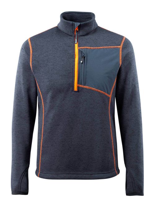 Maglione con mezza cerniera HARDWEAR blu navy scuro