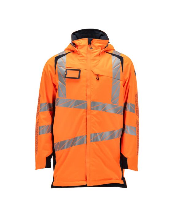 Parka ACCELERATE SAFE hi-vis arancio/blu navy scuro