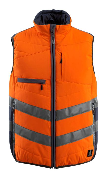Gilet antifreddo SAFE SUPREME hi-vis arancio/blu navy scuro