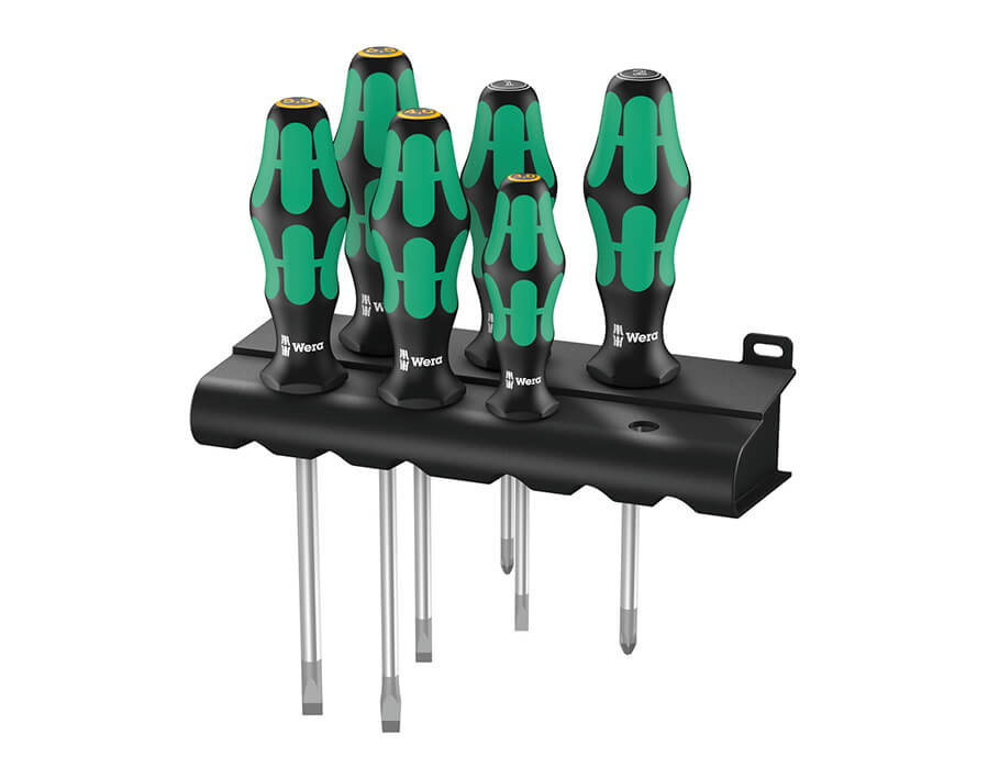 Assortimento di cacciaviti Kraftform Plus Lasertip + supporto 334/335/6