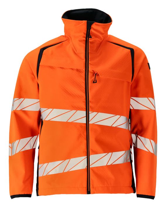 Giacca Softshell ACCELERATE SAFE hi-vis arancio/blu navy scuro