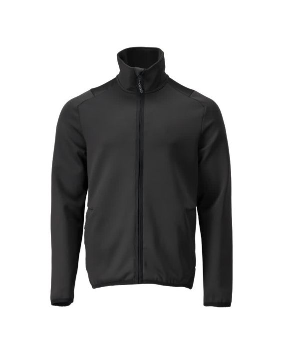 Maglione in pile con chiusura lampo CUSTOMIZED nero